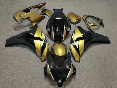 Purchase 2008-2011 Gold Glossy Black Honda CBR1000RR Motorcycle Fairing UK