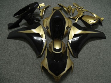 Purchase 2008-2011 Gold Glossy Black Honda CBR1000RR Motorcycle Fairings UK