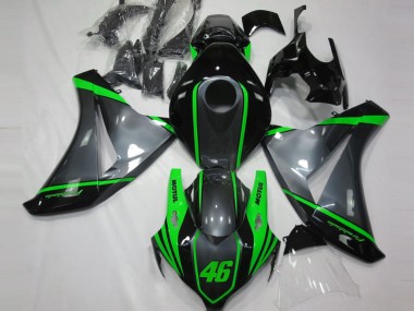 Purchase 2008-2011 Grey Green Matte Black Motul 46 Honda CBR1000RR Motorcycle Fairings UK