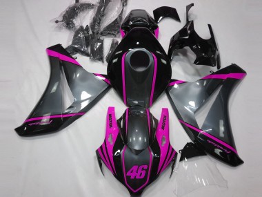 Purchase 2008-2011 Grey Pink Matte Black Motul 46 Honda CBR1000RR Motorcycle Fairings UK