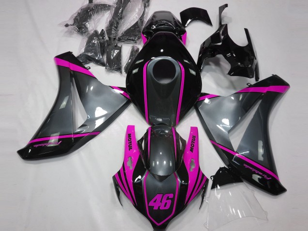 Purchase 2008-2011 Grey Pink Matte Black Motul 46 Honda CBR1000RR Motorcycle Fairings UK