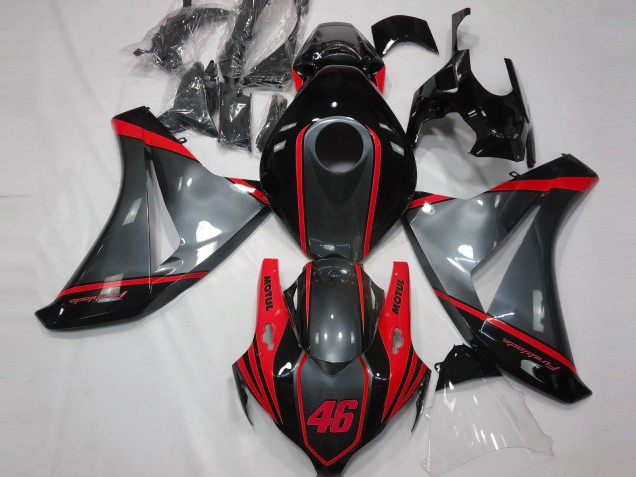 Purchase 2008-2011 Grey Red Matte Black Motul 46 Honda CBR1000RR Motorcycle Fairings UK
