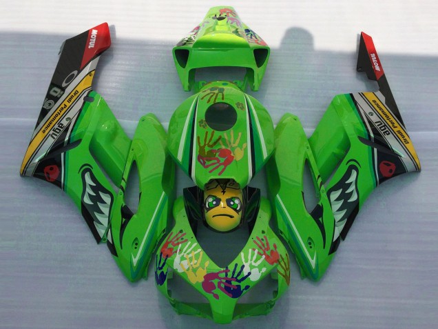 Purchase 2004-2005 Green Yellow Black Red Shark Honda CBR1000RR Motorcycle Fairings UK