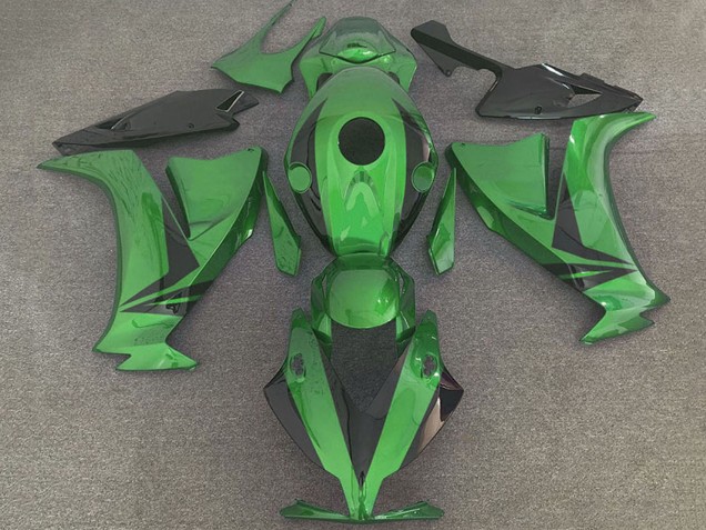 Purchase 2012-2016 Green Glossy Black Style Honda CBR1000RR Motorcycle Fairings UK