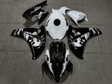Purchase 2008-2011 White Glossy Black Le Mis New Honda CBR1000RR Motorcycle Fairings UK