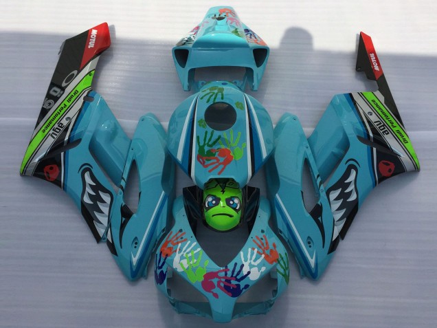 Purchase 2004-2005 Blue Green Black Red Shark Honda CBR1000RR Motorcycle Fairings UK