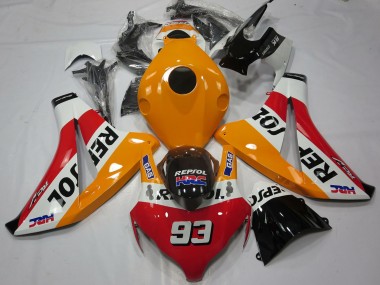 Purchase 2008-2011 Orange White Red Glossy Black Repsol 93 Honda CBR1000RR Motorcycle Fairings UK
