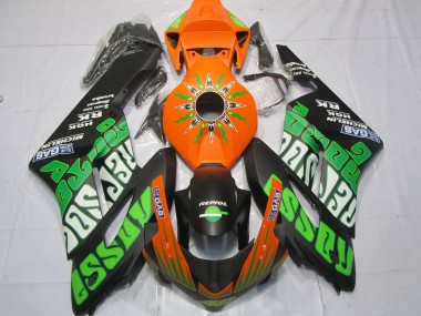 Purchase 2004-2005 Orange Green Matte Black Rossi Honda CBR1000RR Motorcycle Fairings UK
