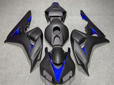 Purchase 2006-2007 Matte Black Blue Honda CBR1000RR Motorcycle Fairings UK