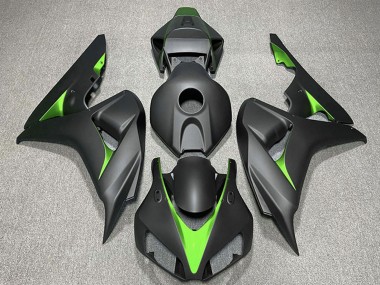Purchase 2006-2007 Matte Black Green Honda CBR1000RR Motorcycle Fairings UK