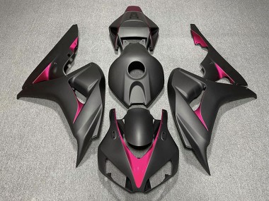 Purchase 2006-2007 Matte Black Pink Honda CBR1000RR Motorcycle Fairings UK