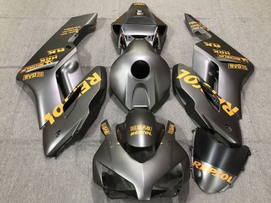 Purchase 2004-2005 Matte Grey Gold Repsol Honda CBR1000RR Motorcycle Fairings UK