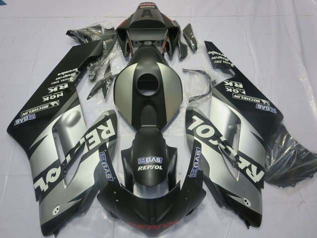 Purchase 2004-2005 Silver Grey Matte Black Repsol Honda CBR1000RR Motorcycle Fairings UK