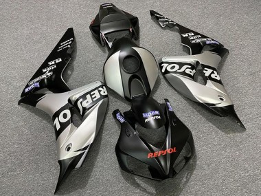 Purchase 2006-2007 Silver Matte Black Repsol Honda CBR1000RR Motorcycle Fairings UK