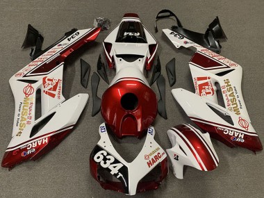 Purchase 2004-2005 White Red Musashi 634 Honda CBR1000RR Motorcycle Fairings UK