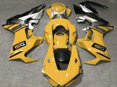 Purchase 2017-2023 Mustard Yellow White Silver Glossy Black DSI Honda CBR1000RR Motorcycle Fairings UK