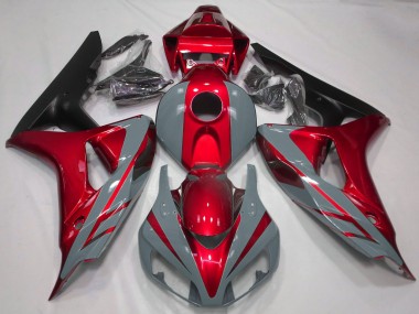 Purchase 2006-2007 Nardo Grey Red Matte Black Honda CBR1000RR Motorcycle Fairings UK