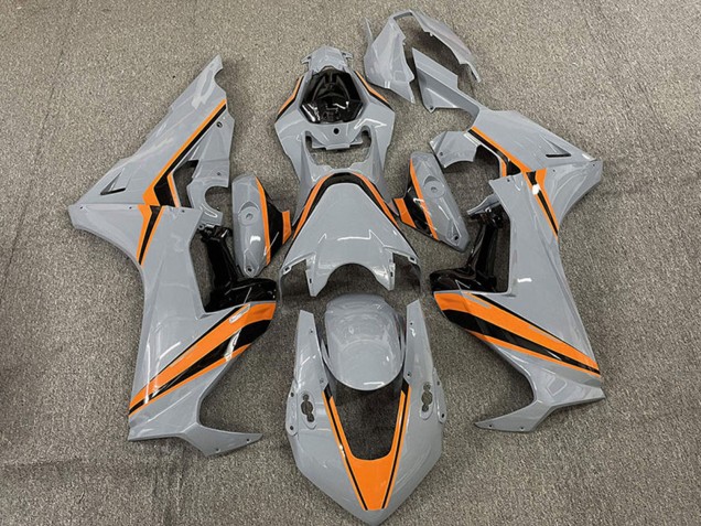 Purchase 2017-2023 Nardo Grey with Orange Stripe Honda CBR1000RR Motorcycle Fairings UK