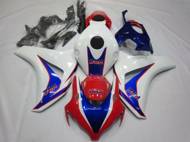 Purchase 2008-2011 White Blue Red HRC OEM Style Honda CBR1000RR Motorcycle Fairings UK