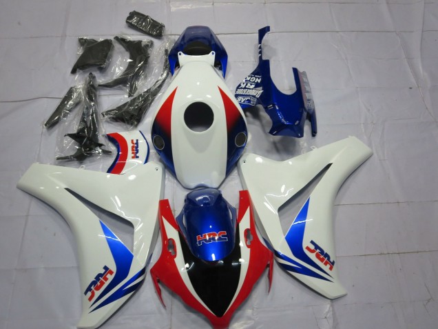 Purchase 2008-2011 White Red Blue OEM Style HRC Honda CBR1000RR Motorcycle Fairings UK