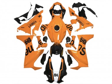 Purchase 2017-2023 Orange Glossy Black Street Flava Honda CBR1000RR Motorcycle Fairings UK