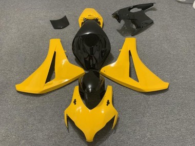 Purchase 2008-2011 Yellow Glossy Black Honda CBR1000RR Motorcycle Fairings UK