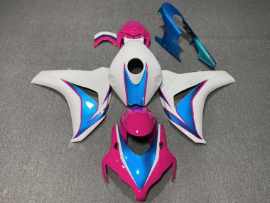 Purchase 2008-2011 White Blue Pink Honda CBR1000RR Motorcycle Fairings UK