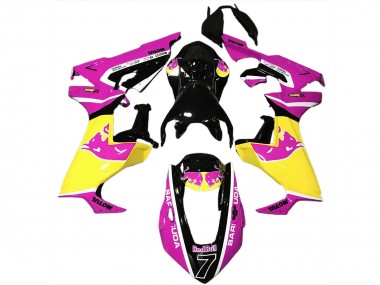 Purchase 2017-2023 Pink Yellow Glossy Black Red Bull Honda CBR1000RR Motorcycle Fairings UK