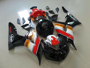 Purchase 2006-2007 Orange White Red Glossy Black Pirelli Racing Honda CBR1000RR Motorcycle Fairings UK