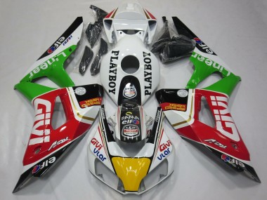 Purchase 2006-2007 White Red Green Yellow Black Givi PlayBoy Honda CBR1000RR Motorcycle Fairings UK