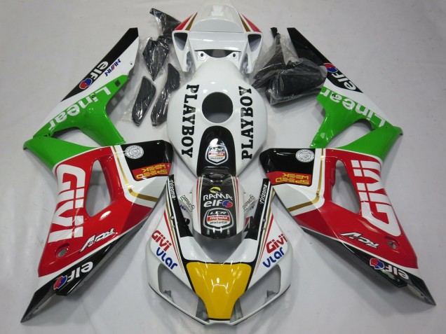 Purchase 2006-2007 White Red Green Yellow Black Givi PlayBoy Honda CBR1000RR Motorcycle Fairings UK