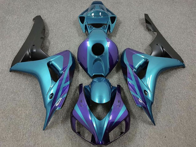 Purchase 2006-2007 Purple Emerald Matte Black Honda CBR1000RR Motorcycle Fairings UK