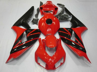 Purchase 2006-2007 Red Glossy Black Matte Black Honda CBR1000RR Motorcycle Fairings UK