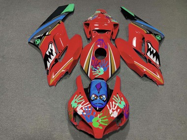Purchase 2004-2005 Red Blue Green Black Shark Honda CBR1000RR Motorcycle Fairings UK