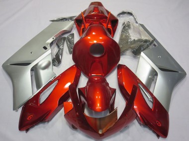 Purchase 2004-2005 Silver Red Honda CBR1000RR Motorcycle Fairings UK