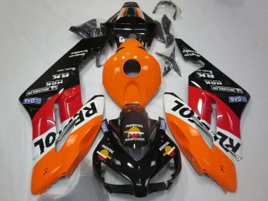 Purchase 2004-2005 Orange White Red Glossy Black Repsol Honda CBR1000RR Motorcycle Fairing UK