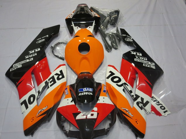 Purchase 2004-2005 Orange White Red Glossy Black Repsol 26 Honda CBR1000RR Motorcycle Fairings UK