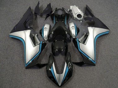Purchase 2017-2023 Silver Light Blue Glossy Black Honda CBR1000RR Motorcycle Fairings UK