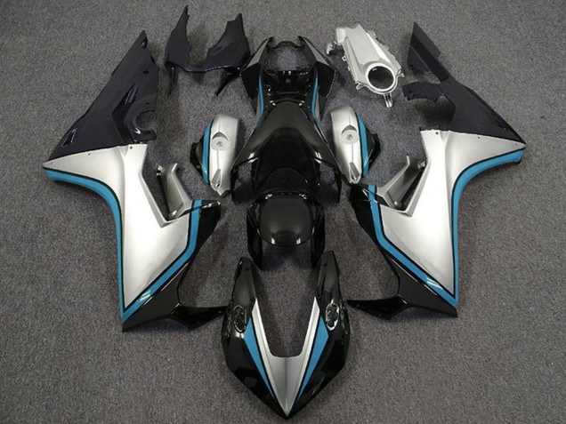 Purchase 2017-2023 Silver Light Blue Glossy Black Honda CBR1000RR Motorcycle Fairings UK