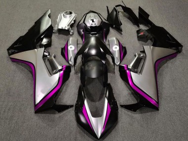 Purchase 2017-2023 Silver Pink Glossy Black Honda CBR1000RR Motorcycle Fairings UK