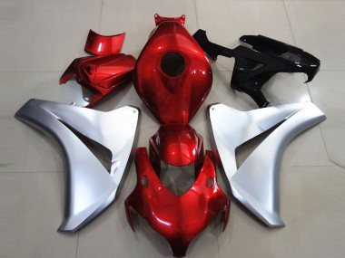 Purchase 2008-2011 Silver Red Honda CBR1000RR Motorcycle Fairings UK