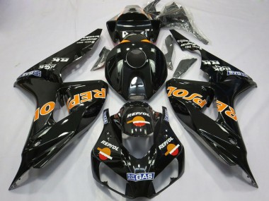 Purchase 2006-2007 Glossy Orange Repsol Honda CBR1000RR Motorcycle Fairings UK