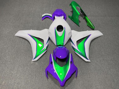 Purchase 2008-2011 White Green Purple The Joker Honda CBR1000RR Motorcycle Fairings UK