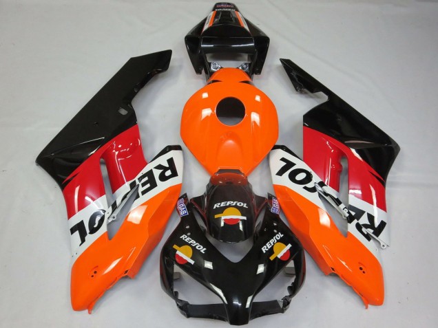 Purchase 2004-2005 Orange White Red Glossy Black Repsol Honda CBR1000RR Motorcycle Fairings UK