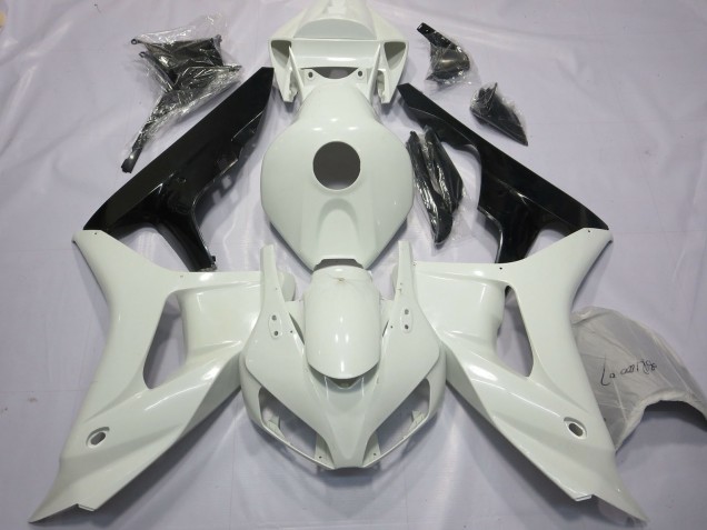 Purchase 2006-2007 White Glossy Black Honda CBR1000RR Motorcycle Fairings UK