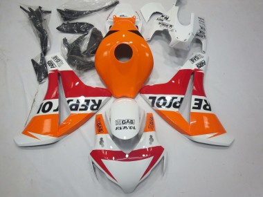 Purchase 2008-2011 Orange White Red Glossy Black Repsol Honda CBR1000RR Motorcycle Fairings UK