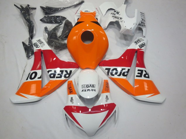 Purchase 2008-2011 Orange White Red Glossy Black Repsol Honda CBR1000RR Motorcycle Fairings UK