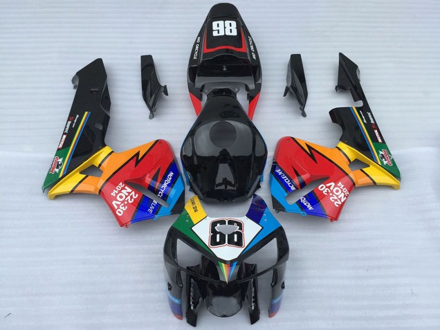 Purchase 2005-2006 Black and Red 86 Honda CBR600RR Motorcycle Fairings UK