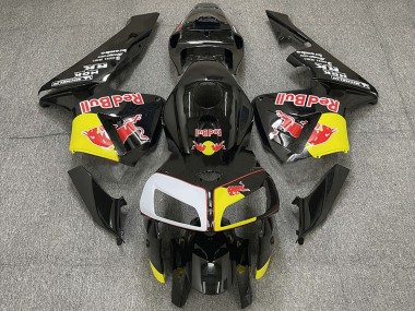 Purchase 2005-2006 Black Yellow White Red Bull Honda CBR600RR Motorcycle Fairings UK