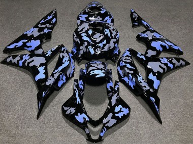 Purchase 2007-2008 Blue Grey Camouflage Honda CBR600RR Motorcycle Fairing UK